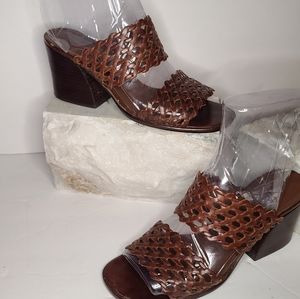 2 for $20! UNISA leather block heel slides
